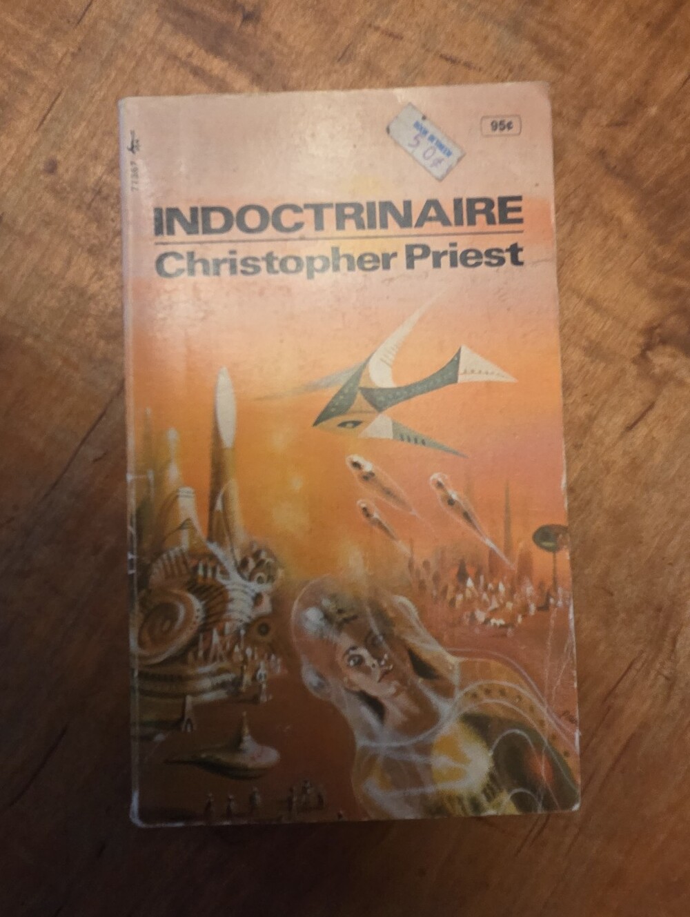 Christopher Priest, Indoctrinaire 1971 Pocket Books Edition Sci-fi Vintage Book